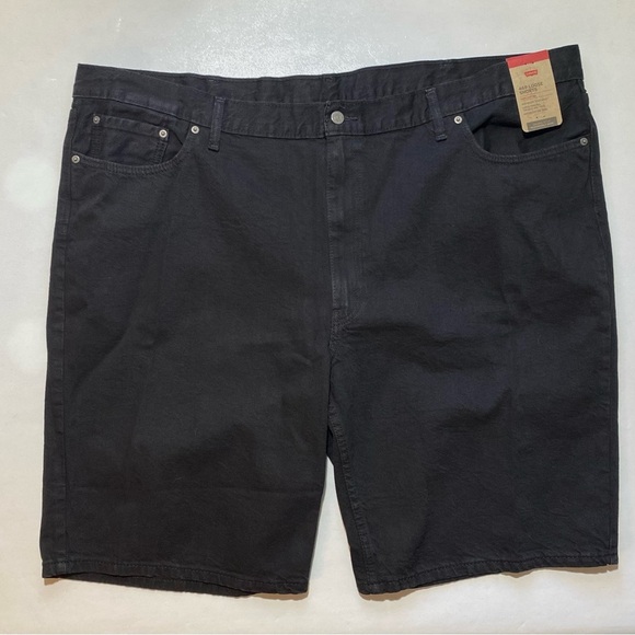 Levi's Other - NEW Size 50 Big Levi’s 469 Loose-Fit Thigh Denim Shorts Cotton Black